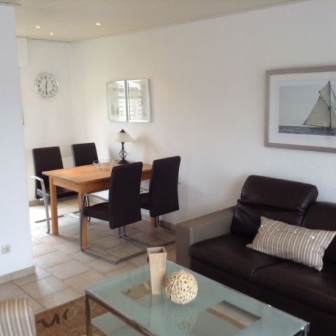 Wohnzimmer und Essecke | Norddeich Pelikanstraße