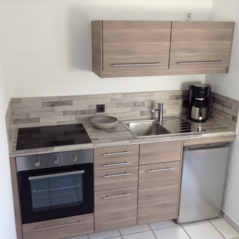 Küche im Appartment | Norddeich Pelikanstraße