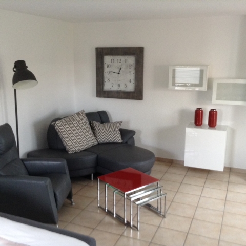 Wohnzimmer Appartement | Norddeich Pelikanstraße